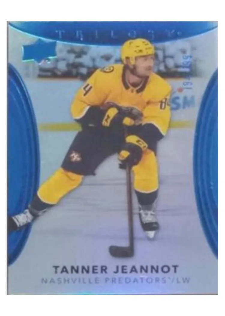 2022-23 Upper Deck Trilogy Base Set Tanner Jeannot #3 card
