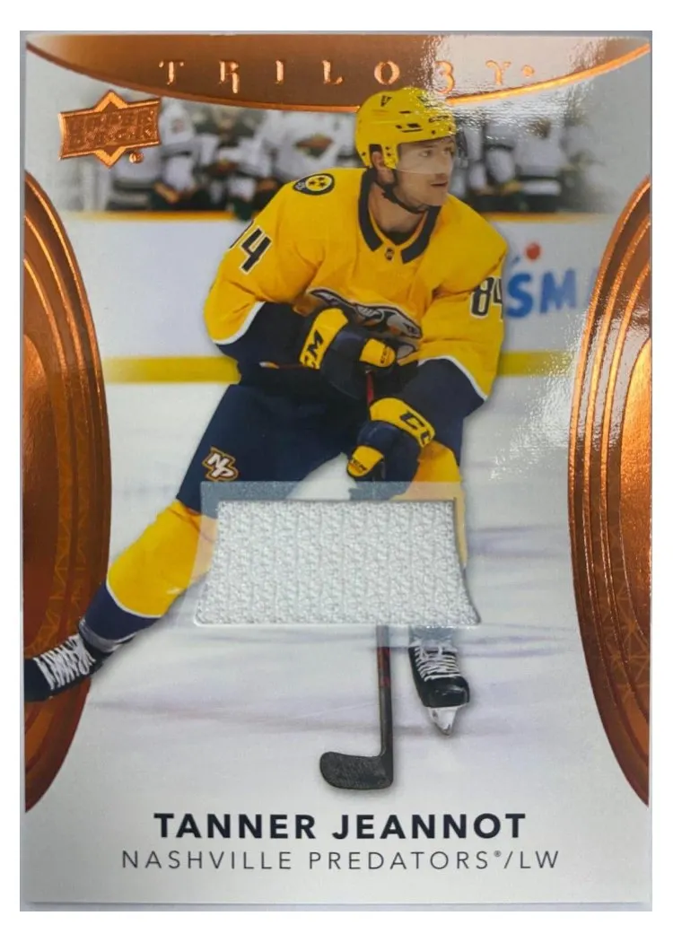 2022-23 Upper Deck Trilogy Base Set Tanner Jeannot #3 card