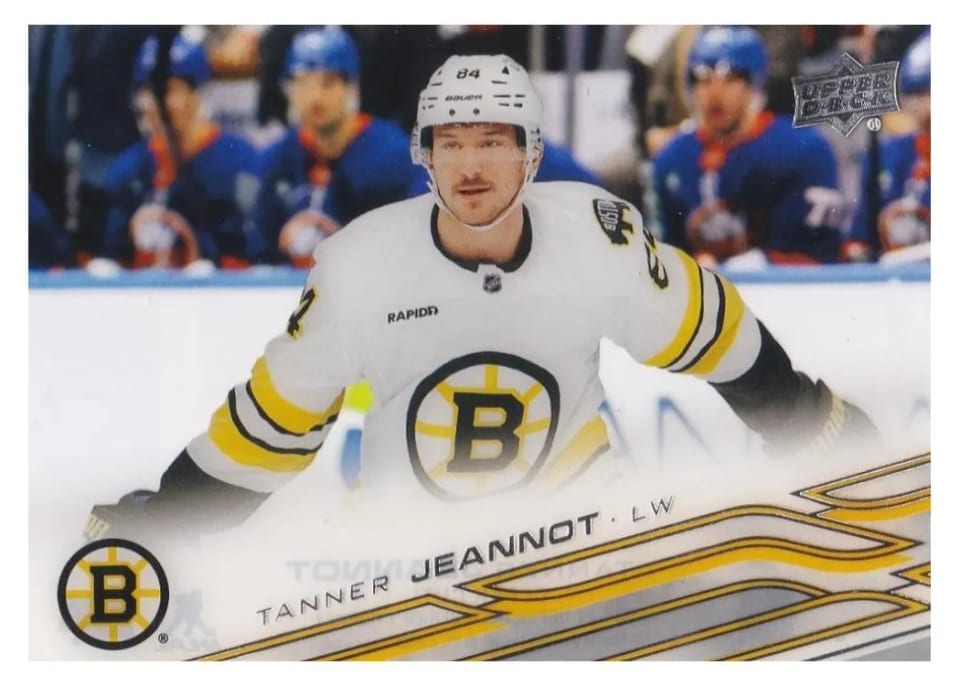 2026 Upper Deck Tanner Jeannot #8 card