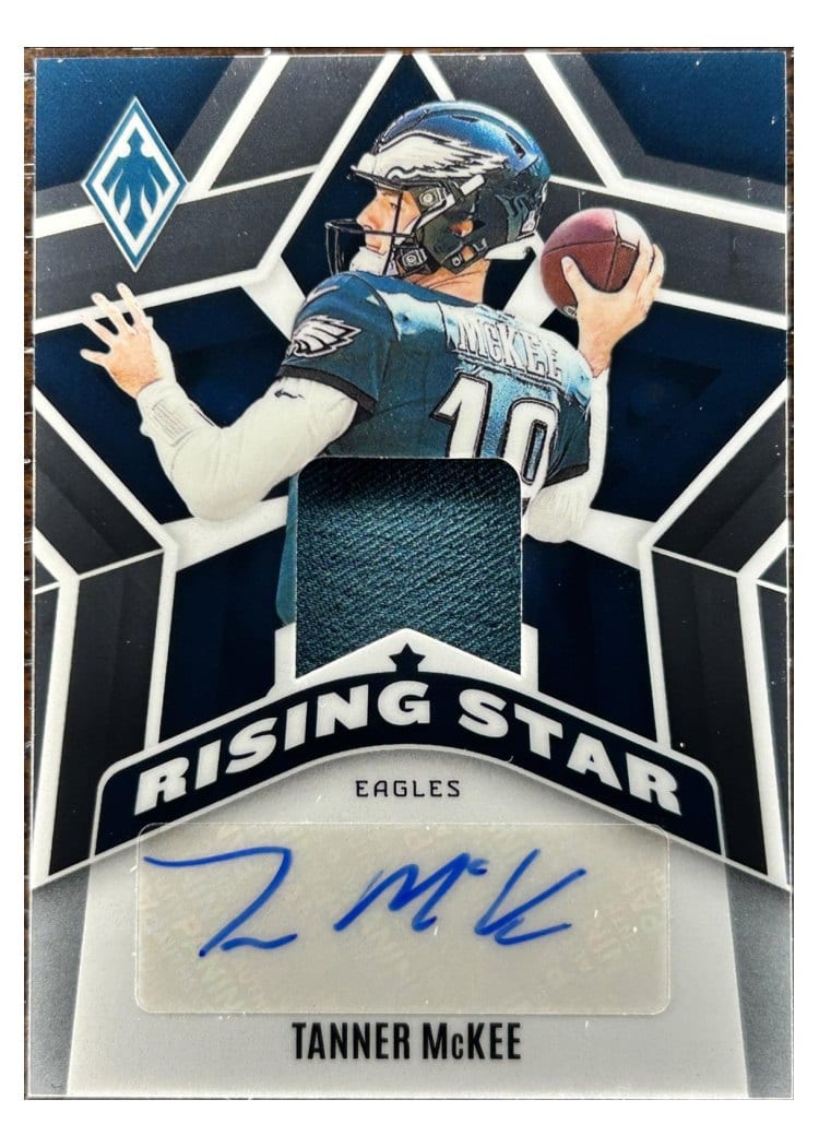 2024 Panini Phoenix Rising Star Autographs Jersey Tanner McKee #RSJA-TME card