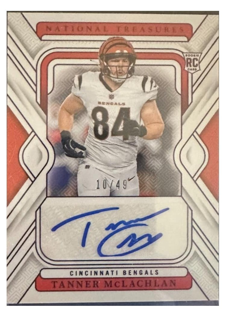2024 Panini National Treasures Base Set Tanner McLachlan #113 card