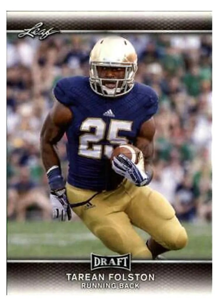 2017 Leaf Draft Tarean Folston #64 card