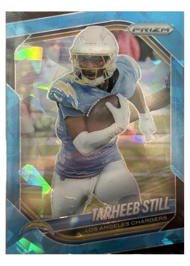 2025 Panini Prizm Base Set Tarheeb Still Blue Ice #35 card