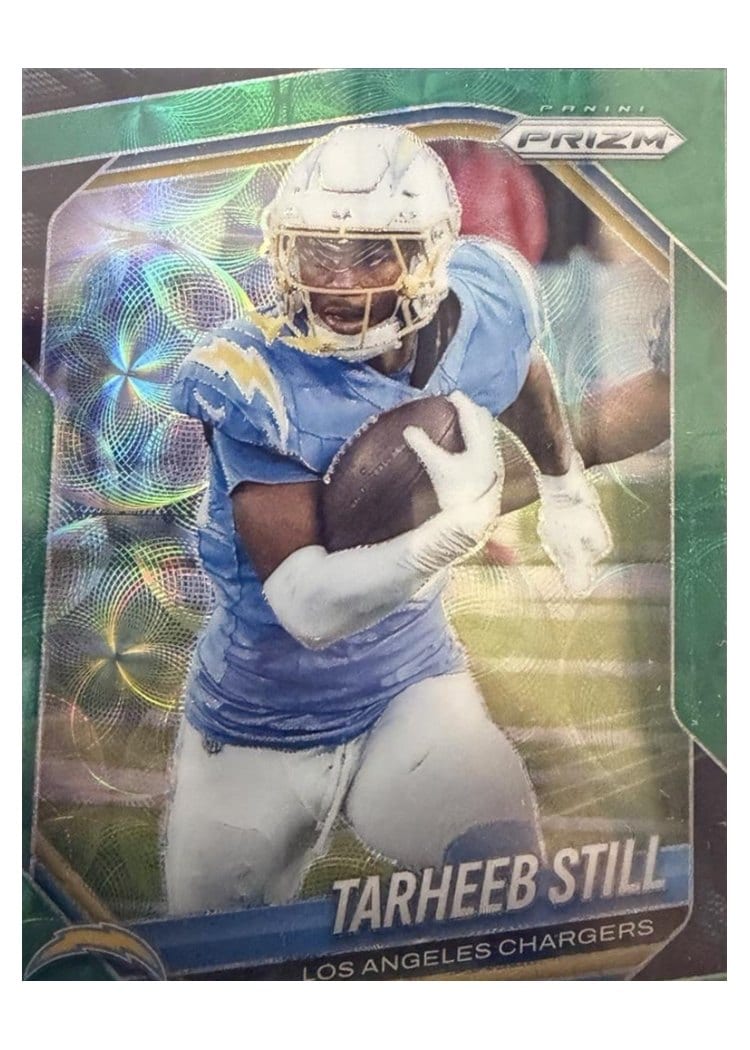 2025 Panini Prizm Base Set Tarheeb Still Green Scope #35 card