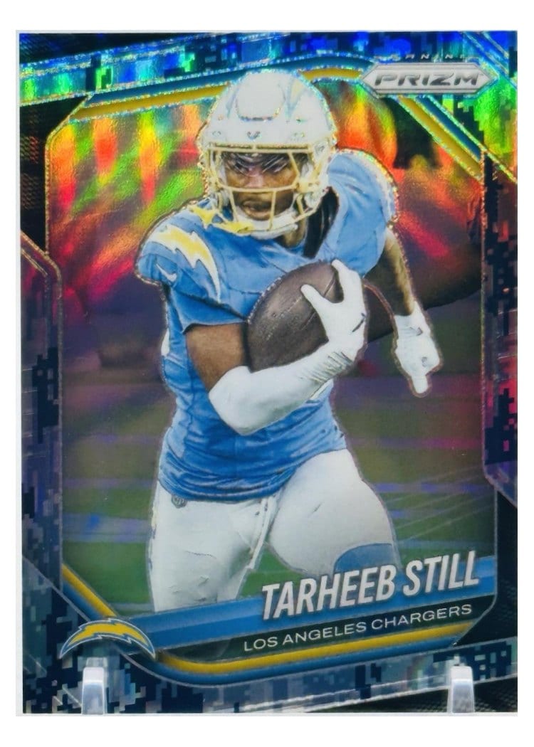 2025 Panini Prizm Base Set Tarheeb Still Navy Camo #35 card