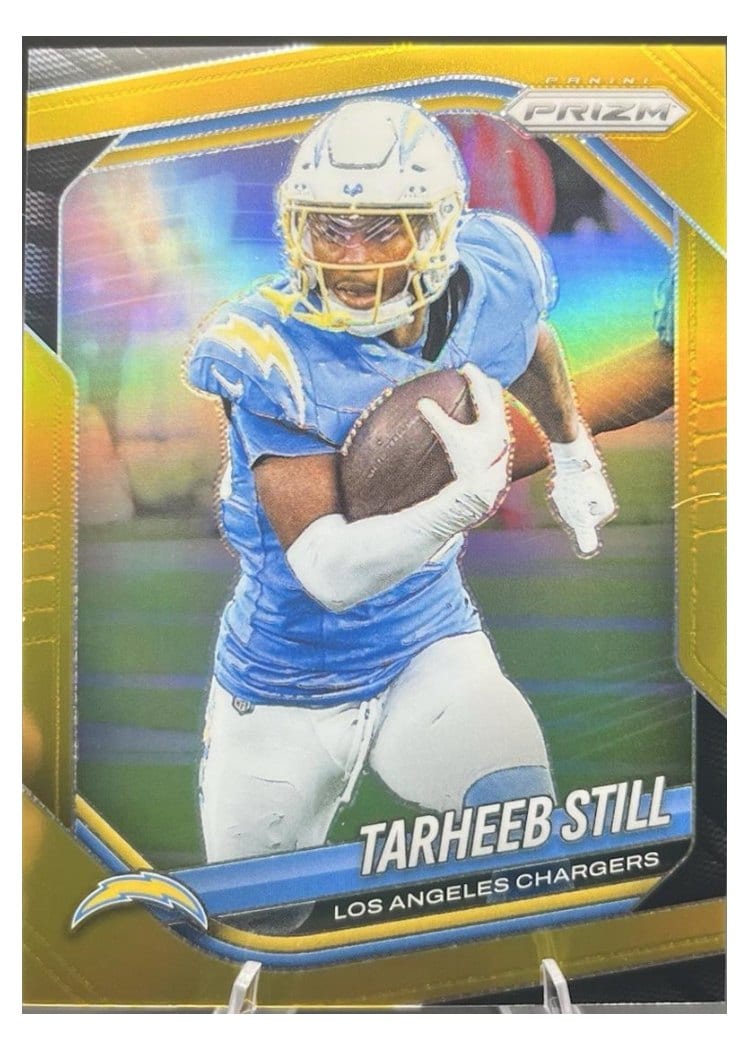 2025 Panini Prizm Base Set Tarheeb Still Gold #35 card