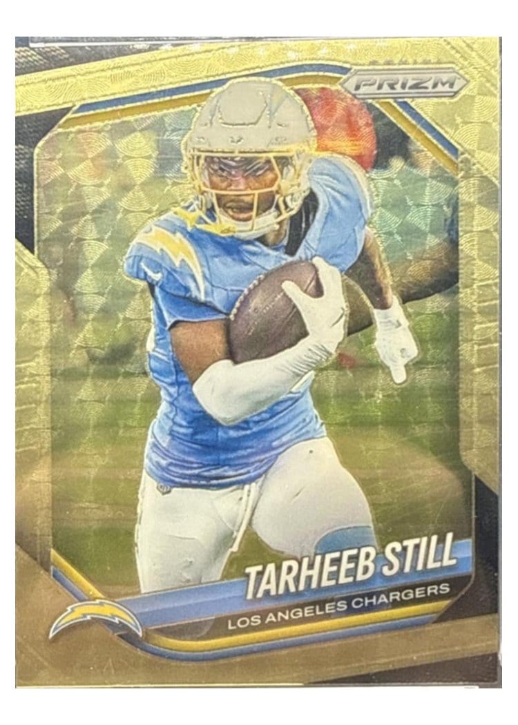 2025 Panini Prizm Base Set Tarheeb Still Gold Vinyl #35 card