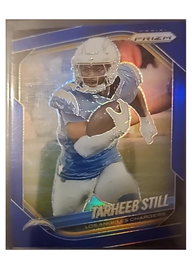 2025 Panini Prizm Base Set Tarheeb Still Blue #35 card