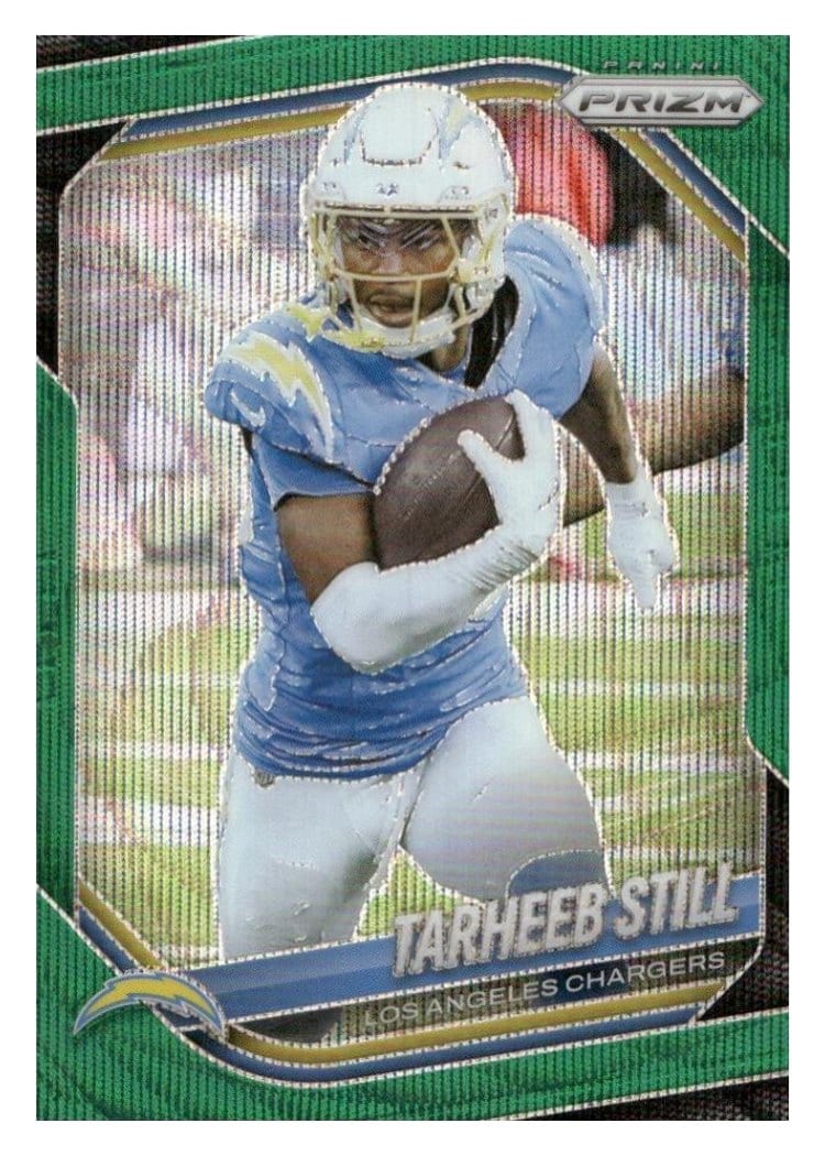 2025 Panini Prizm Base Set Tarheeb Still Green Wave #35 card