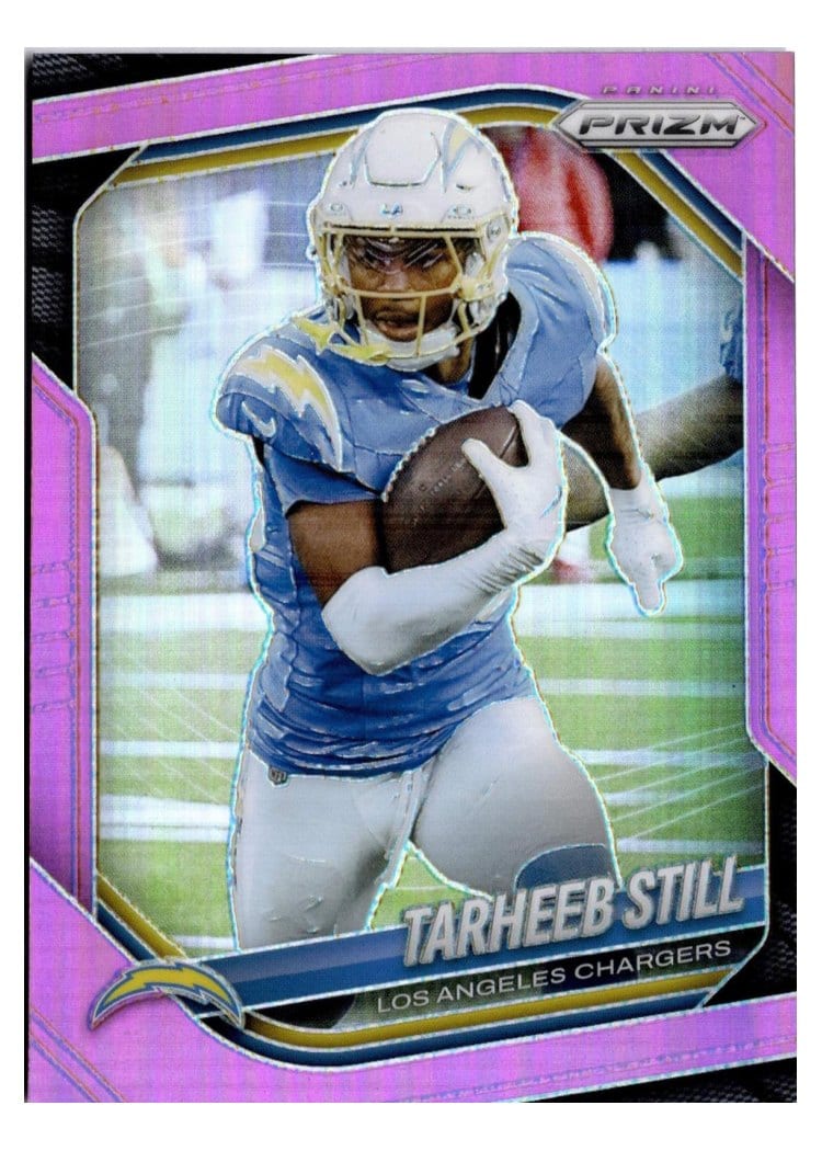 2025 Panini Prizm Base Set Tarheeb Still Pink #35 card