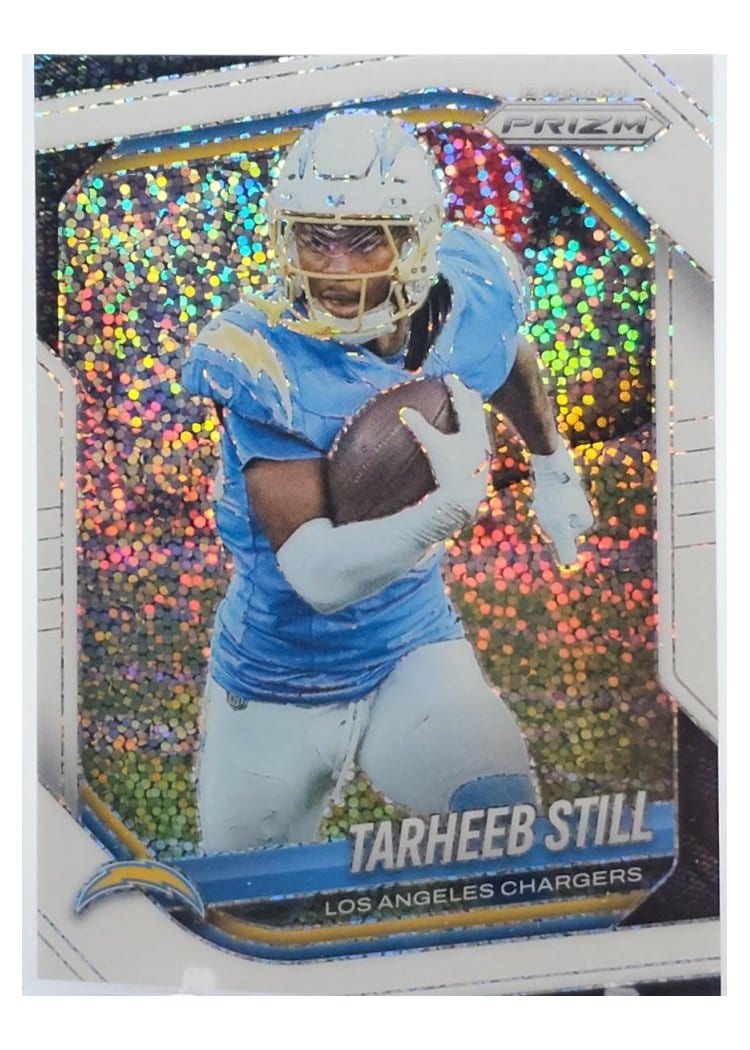 2025 Panini Prizm Base Set Tarheeb Still White Sparkle #35 card
