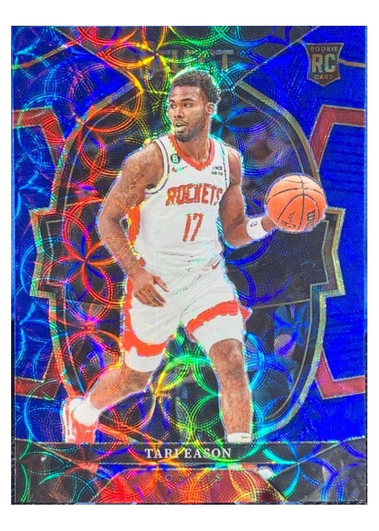 2022-23 Panini Select Base Set Tari Eason Blue Scope Prizm #82 card