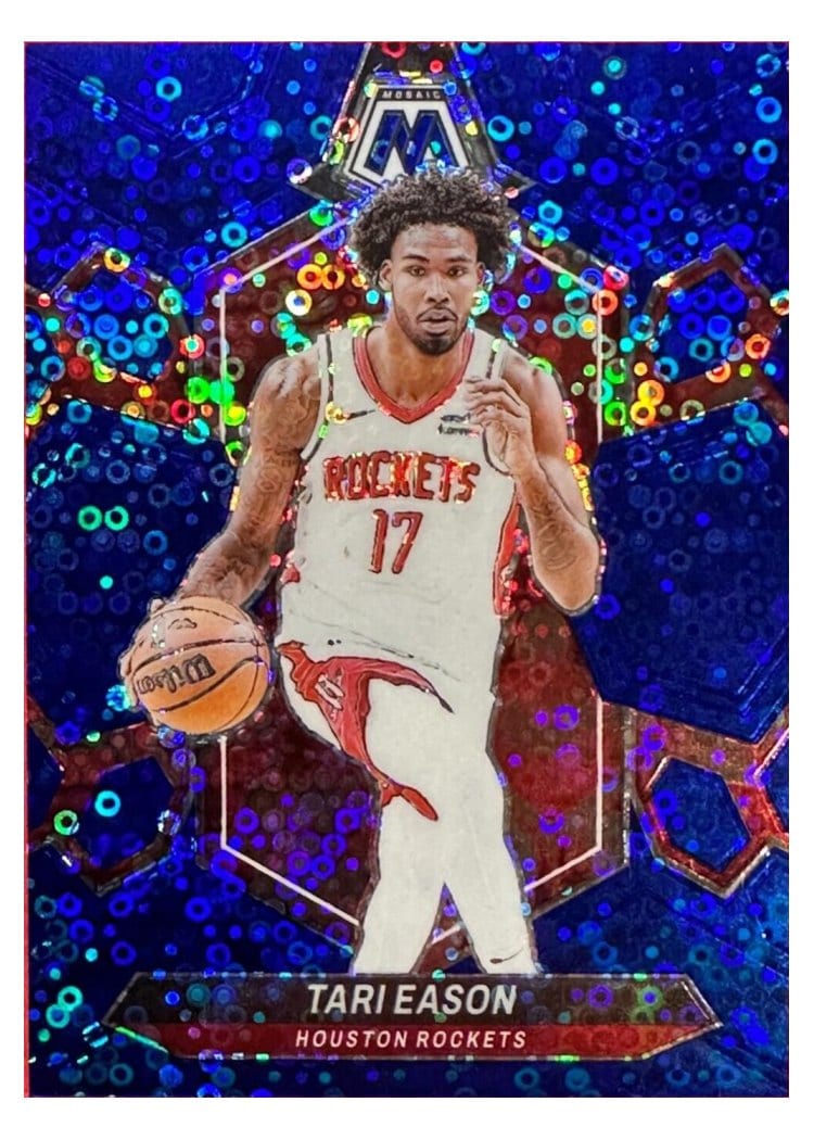 2023-24 Panini Mosaic Base Set Tari Eason Blue Fast Break #63 card