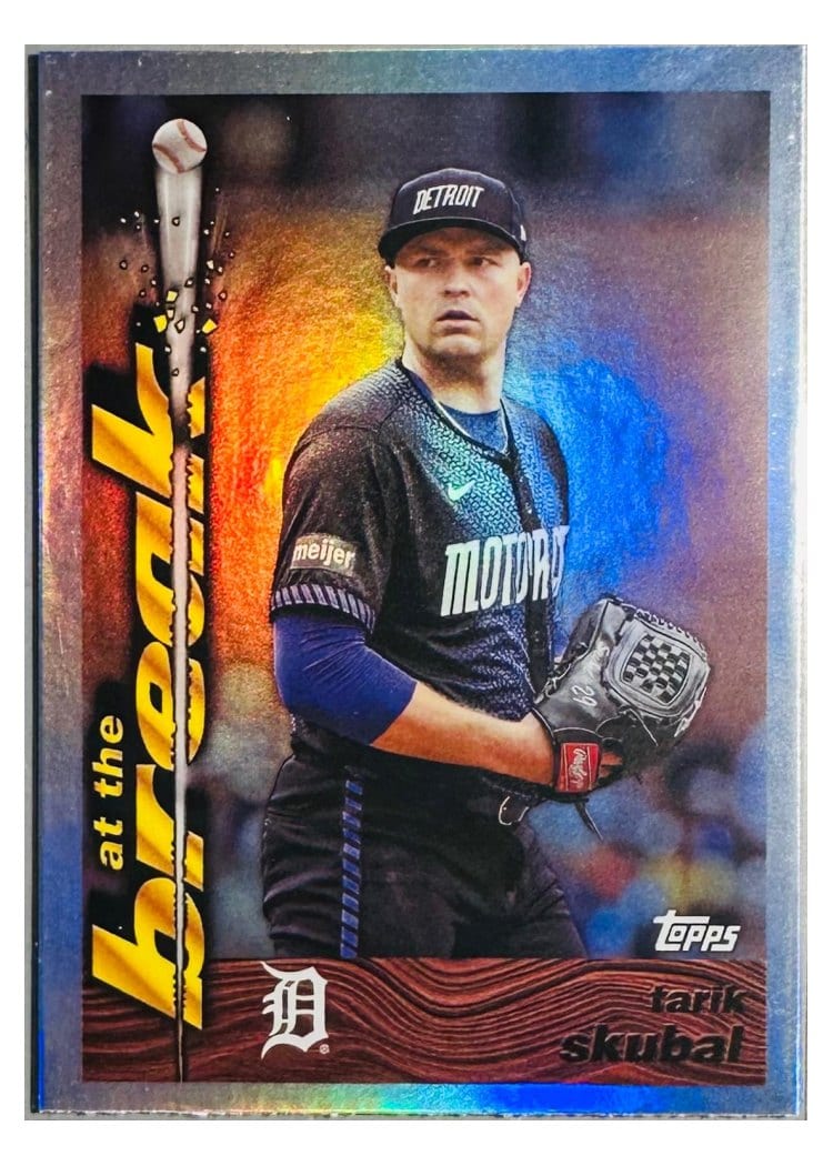2024 Topps Archives 1995 Topps Traded & Rookies At the Break Tarik Skubal #95ATB-9 card
