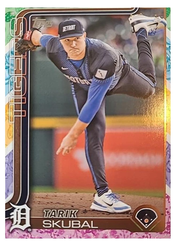 2025 Topps Base Set Tarik Skubal Tin Variations #71 card