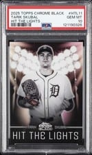 2025 Topps Chrome Black Hit the Lights Tarik Skubal #HTL-11