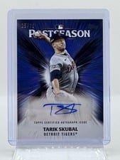 2025 Topps Postseason Performance Autograph Tarik Skubal #PPA-TS card