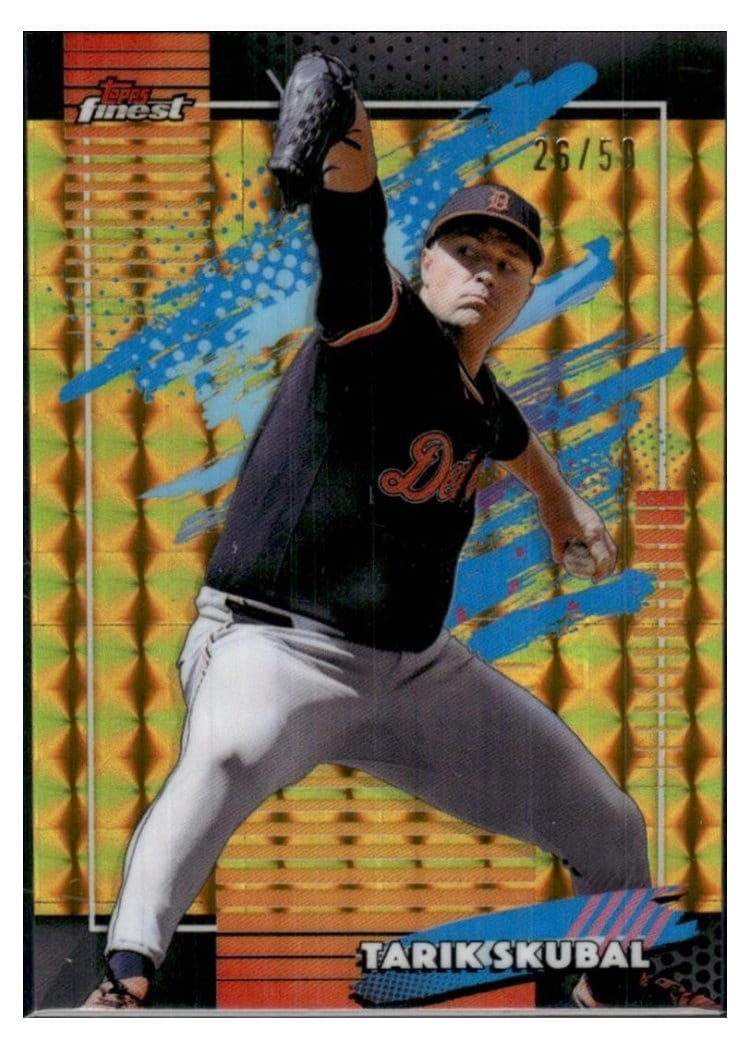 2026 Topps Finest Tarik Skubal #180 card