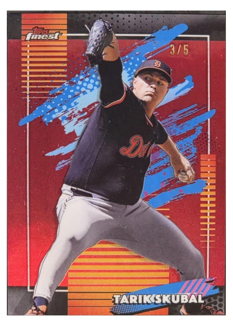 2026 Topps Finest Tarik Skubal #180 card