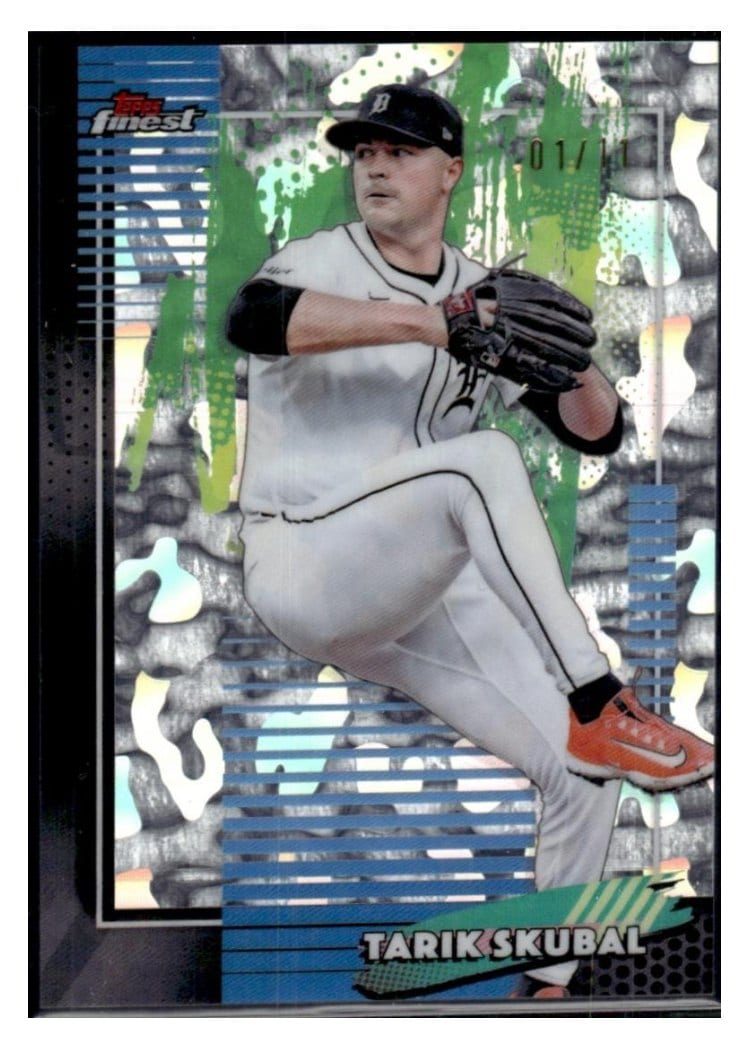 2026 Topps Finest Tarik Skubal #55 card