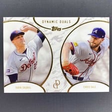 2025 Topps Dynamic Duals Base Set Tarik Skubal / Chris Sale #44 card