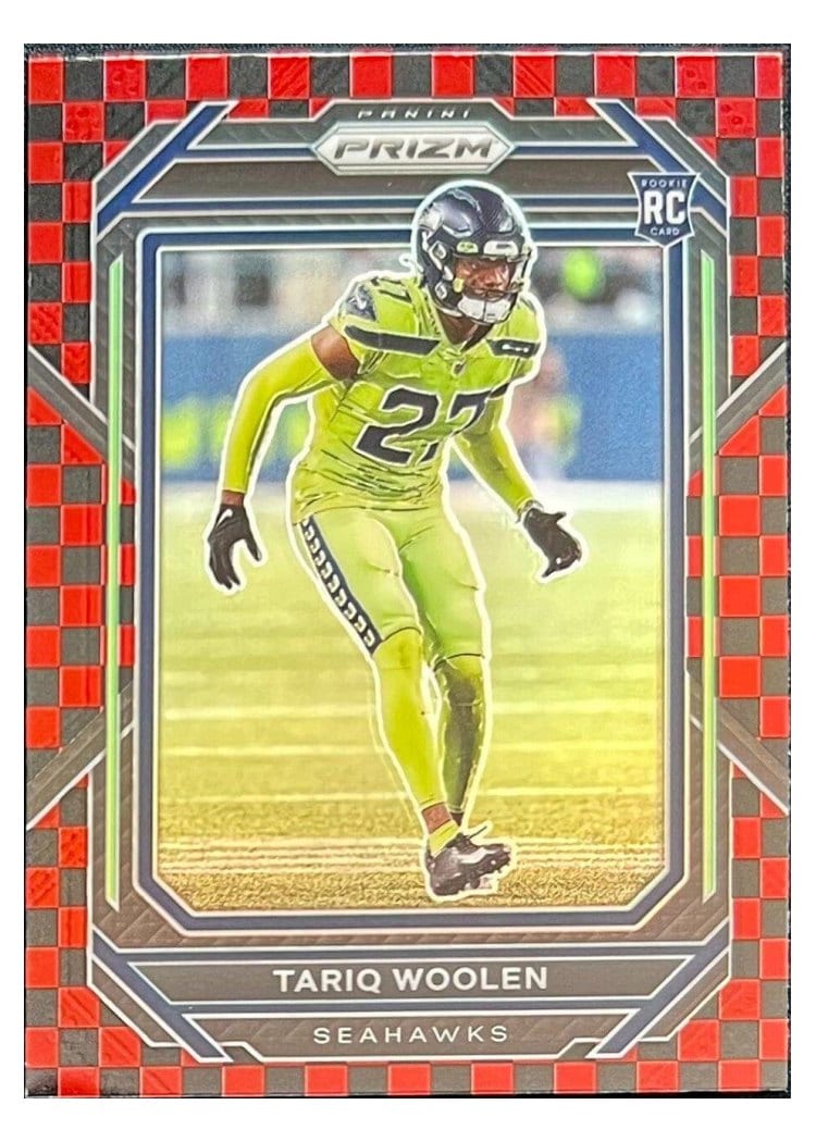 2022 Panini Prizm Base Set Tariq Woolen #349 card