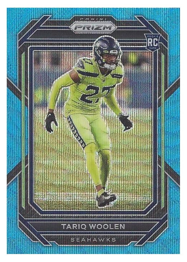 2022 Panini Prizm Base Set Tariq Woolen #349 card