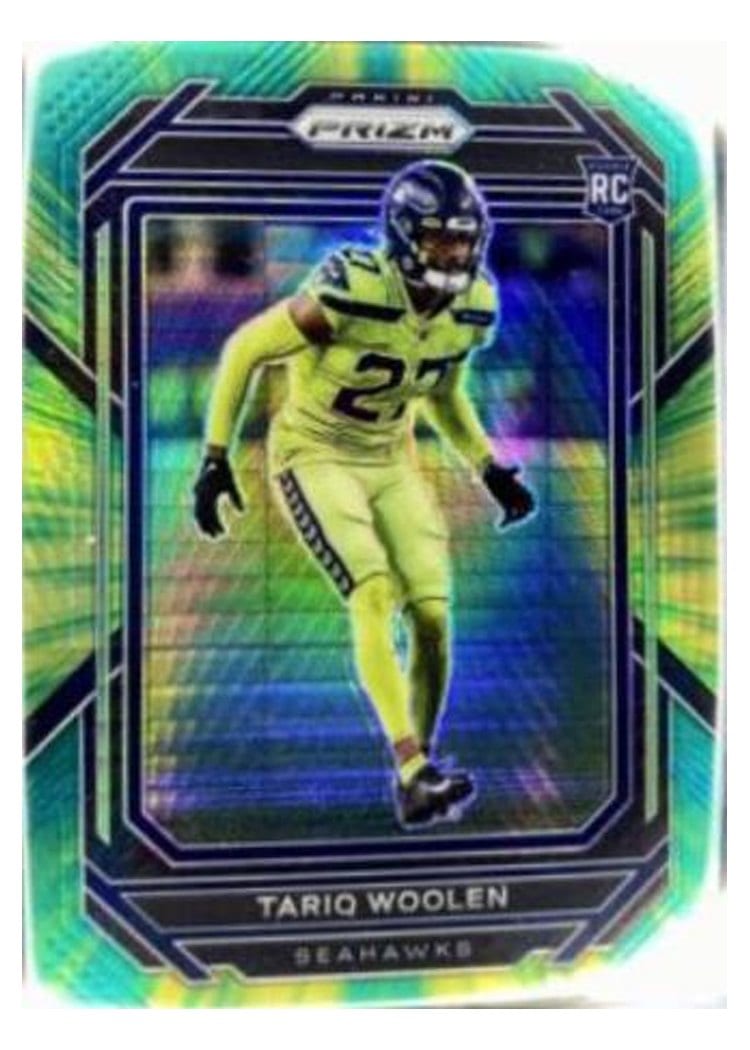 2022 Panini Prizm Base Set Tariq Woolen #349 card