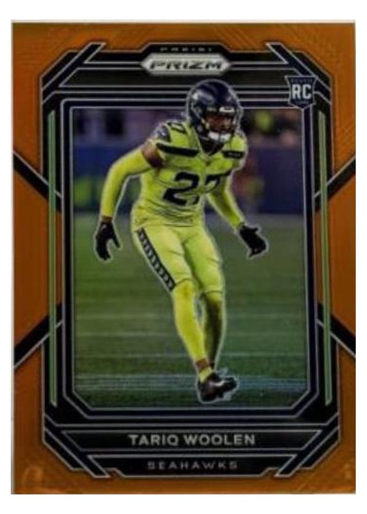 2022 Panini Prizm Base Set Tariq Woolen Orange #349 card