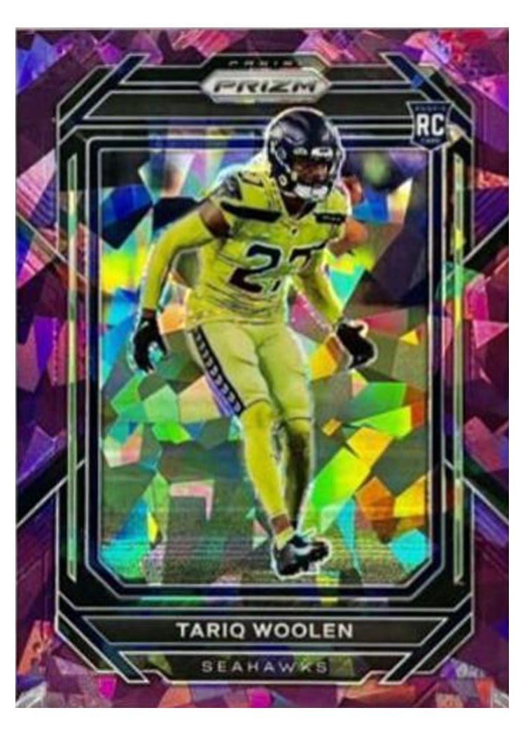 2022 Panini Prizm Base Set Tariq Woolen #349 card