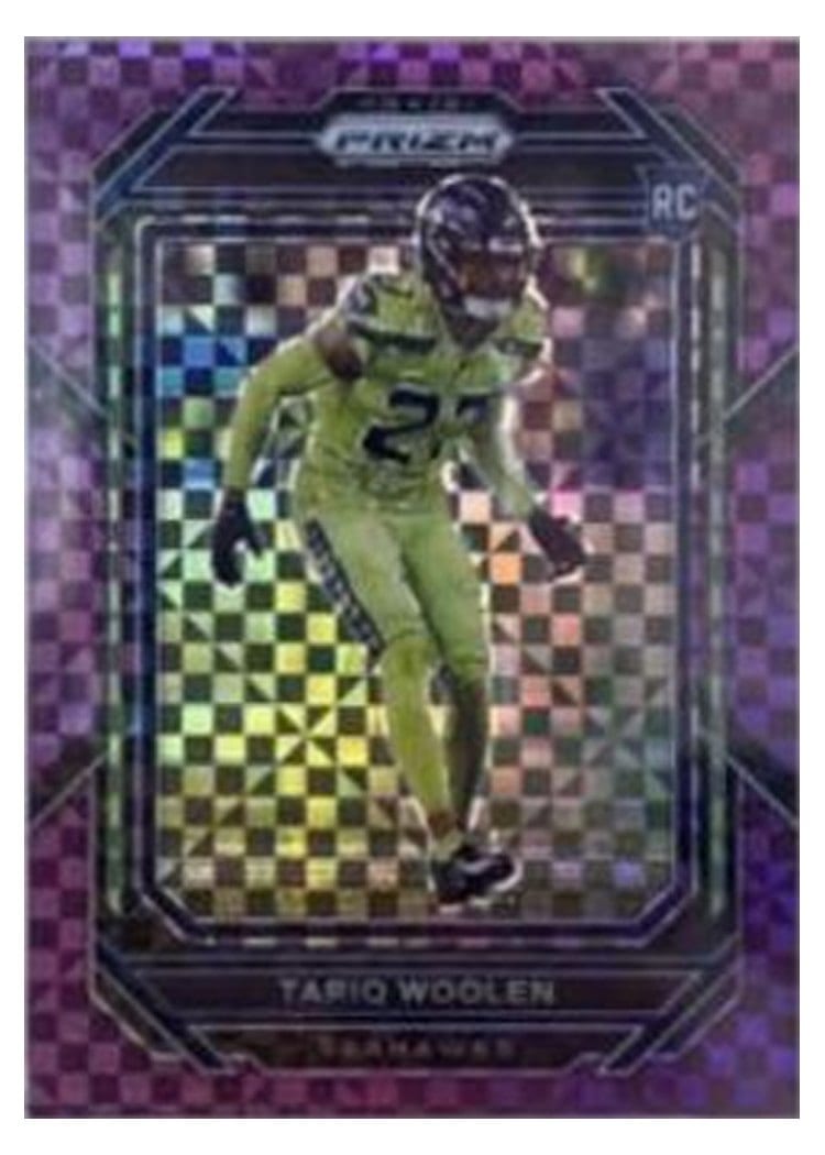 2022 Panini Prizm Base Set Tariq Woolen #349 card