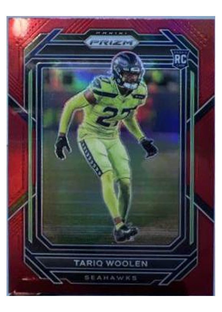 2022 Panini Prizm Base Set Tariq Woolen Red #349 card