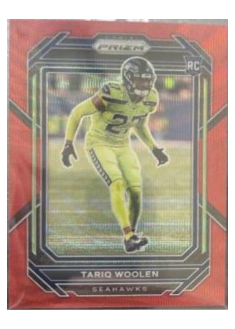 2022 Panini Prizm Base Set Tariq Woolen #349 card