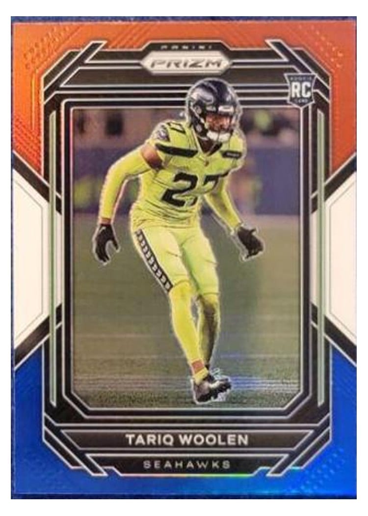 2022 Panini Prizm Base Set Tariq Woolen #349 card