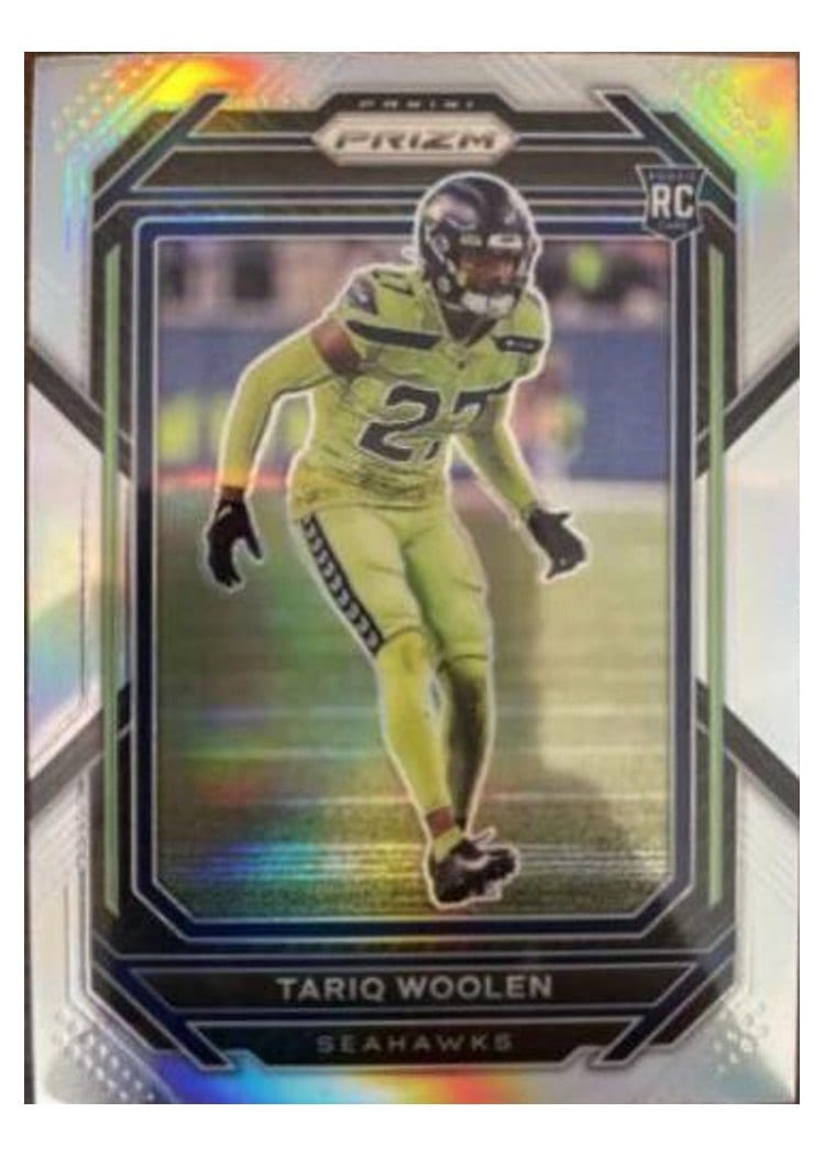 2022 Panini Prizm Base Set Tariq Woolen #349 card