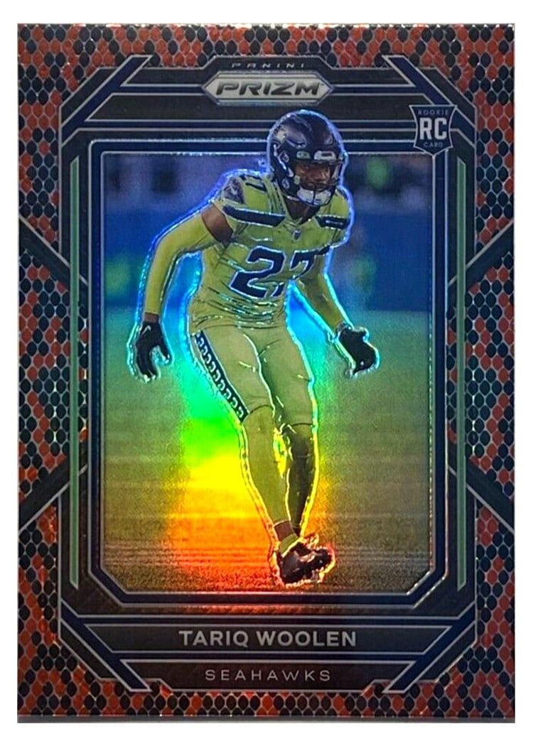 2022 Panini Prizm Base Set Tariq Woolen #349 card