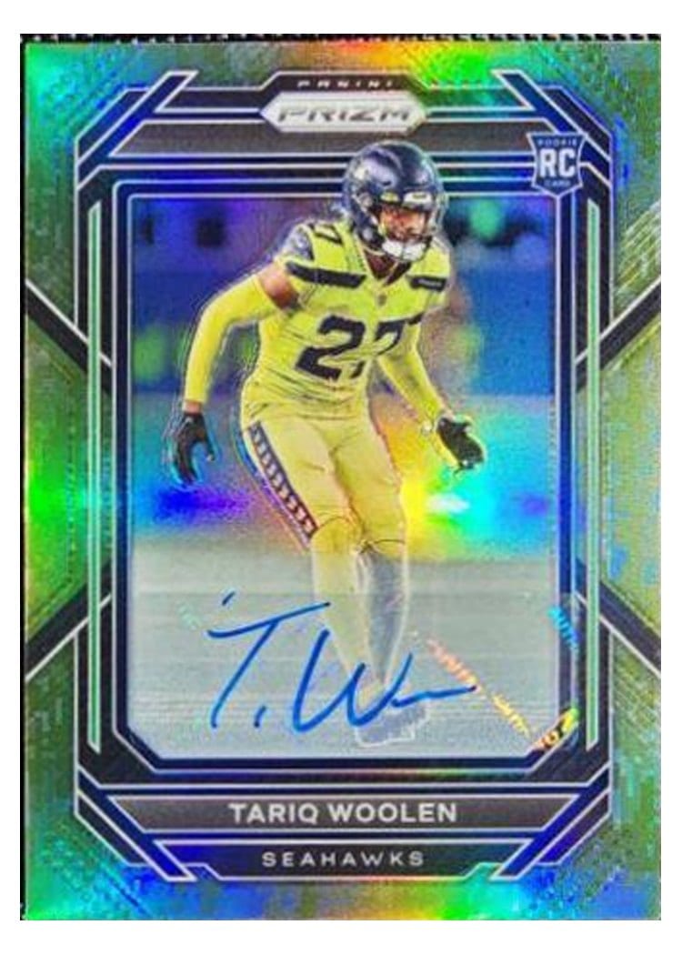 2022 Panini Prizm Base Set Tariq Woolen #349 card