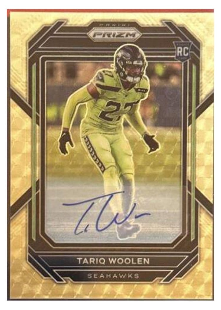 2022 Panini Prizm Base Set Tariq Woolen #349 card