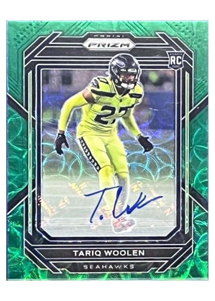 2022 Panini Prizm Base Set Tariq Woolen #349 card
