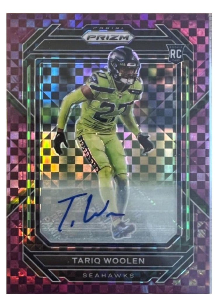 2022 Panini Prizm Base Set Tariq Woolen #349 card