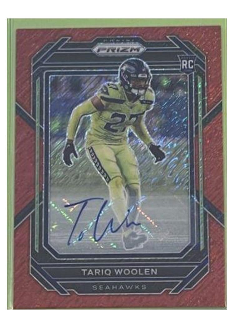 2022 Panini Prizm Base Set Tariq Woolen #349 card
