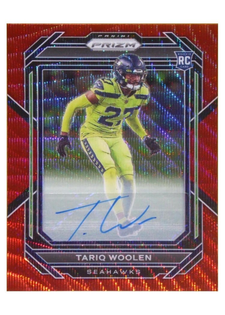 2022 Panini Prizm Base Set Tariq Woolen #349 card