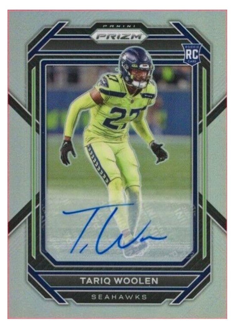 2022 Panini Prizm Base Set Tariq Woolen #349 card