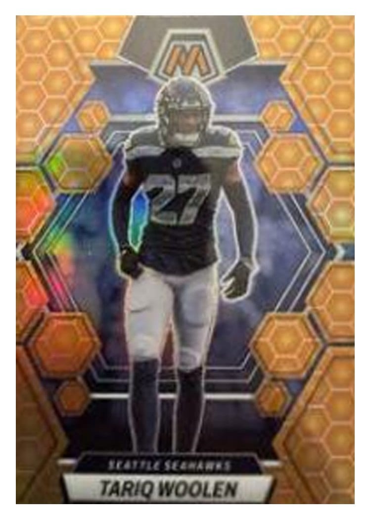 2023 Panini Mosaic Base Set Tariq Woolen #223 card