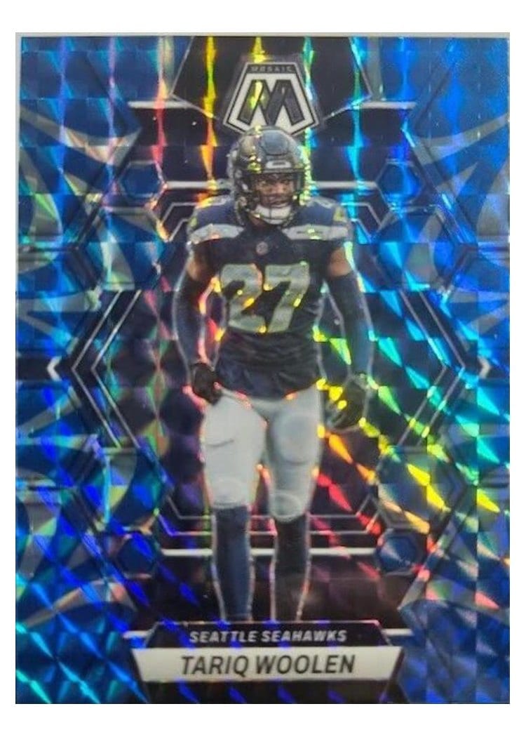 2023 Panini Mosaic Base Set Tariq Woolen #223 card