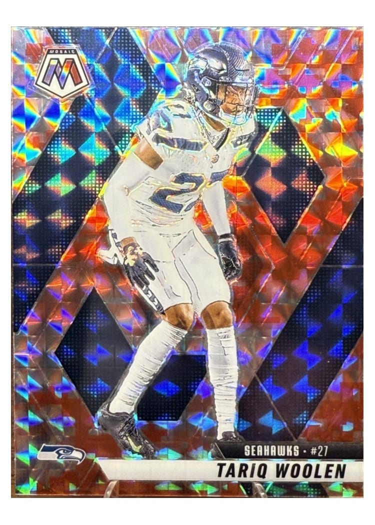 2025 Panini Mosaic Base Set Tariq Woolen #116 card