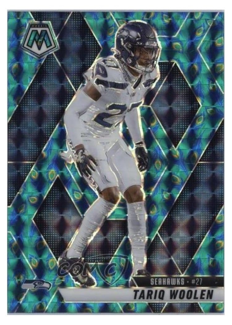 2025 Panini Mosaic Base Set Tariq Woolen #116 card