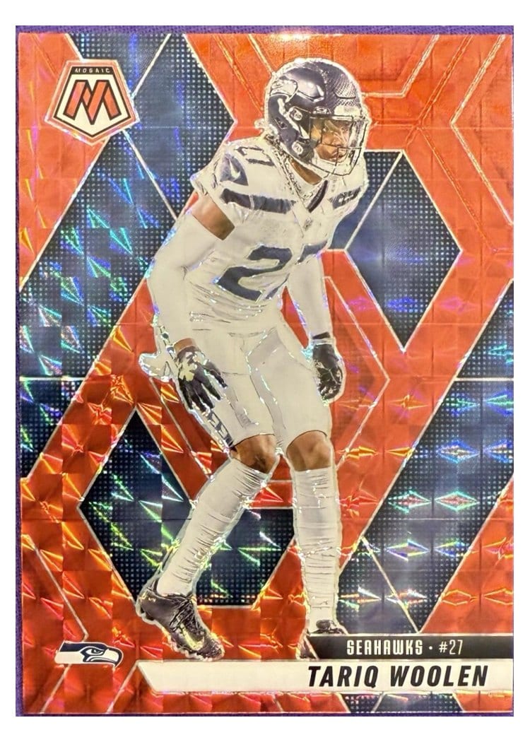 2025 Panini Mosaic Base Set Tariq Woolen #116 card