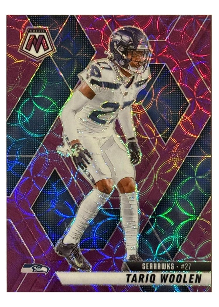 2025 Panini Mosaic Base Set Tariq Woolen #116 card