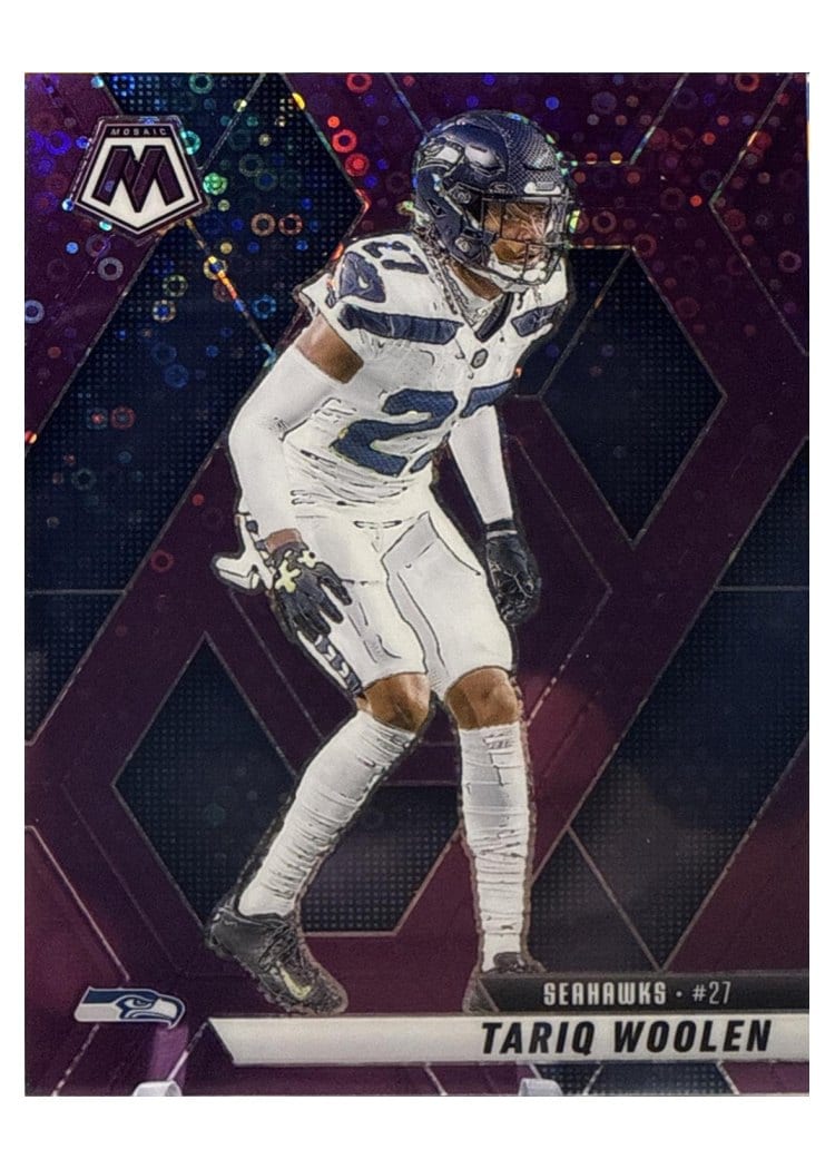 2025 Panini Mosaic Base Set Tariq Woolen #116 card